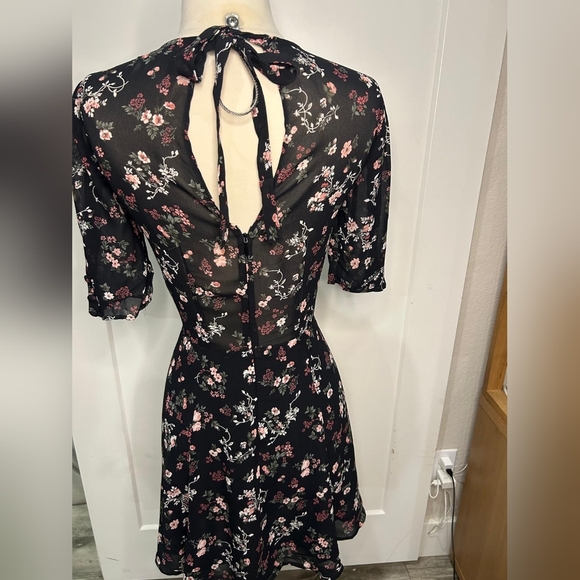 Reformation Bard Floral Print Minidress - Picture 6 of 7